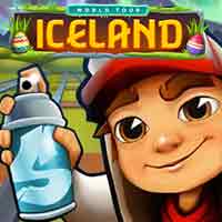 Subway Surfers Iceland Game Screenshot