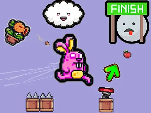 Cute Rabbit's Challenging Adventure | Just Hot Games