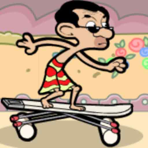 Mr Bean Skidding