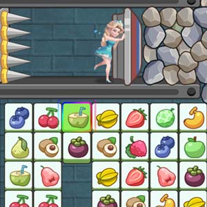 Princess Rescue Fruit Connect 