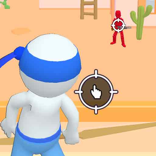 Stickman Archer Shooting Arrows at Reds Online